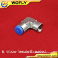 right-angled drawing 90 degree elbow fitting threaded for gas application